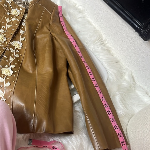 DAVID RODRIGUEZ LEATHER & SHELL VINTAGE JACKET - Picture 10 of 11